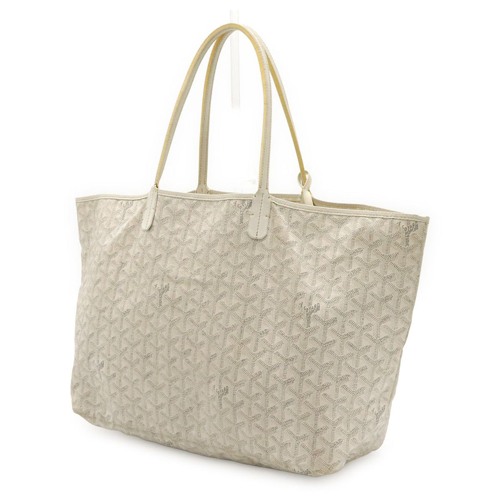 Goyard Saint Louis PM Tote Shoulder Bag Leather White — view 2
