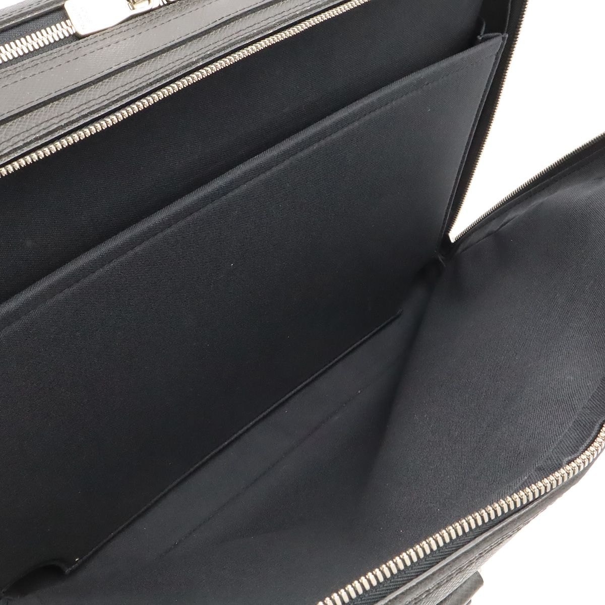 Louis Vuitton Taiga Neo Alexander Business Briefcase Leather Ardoise Black — view 6