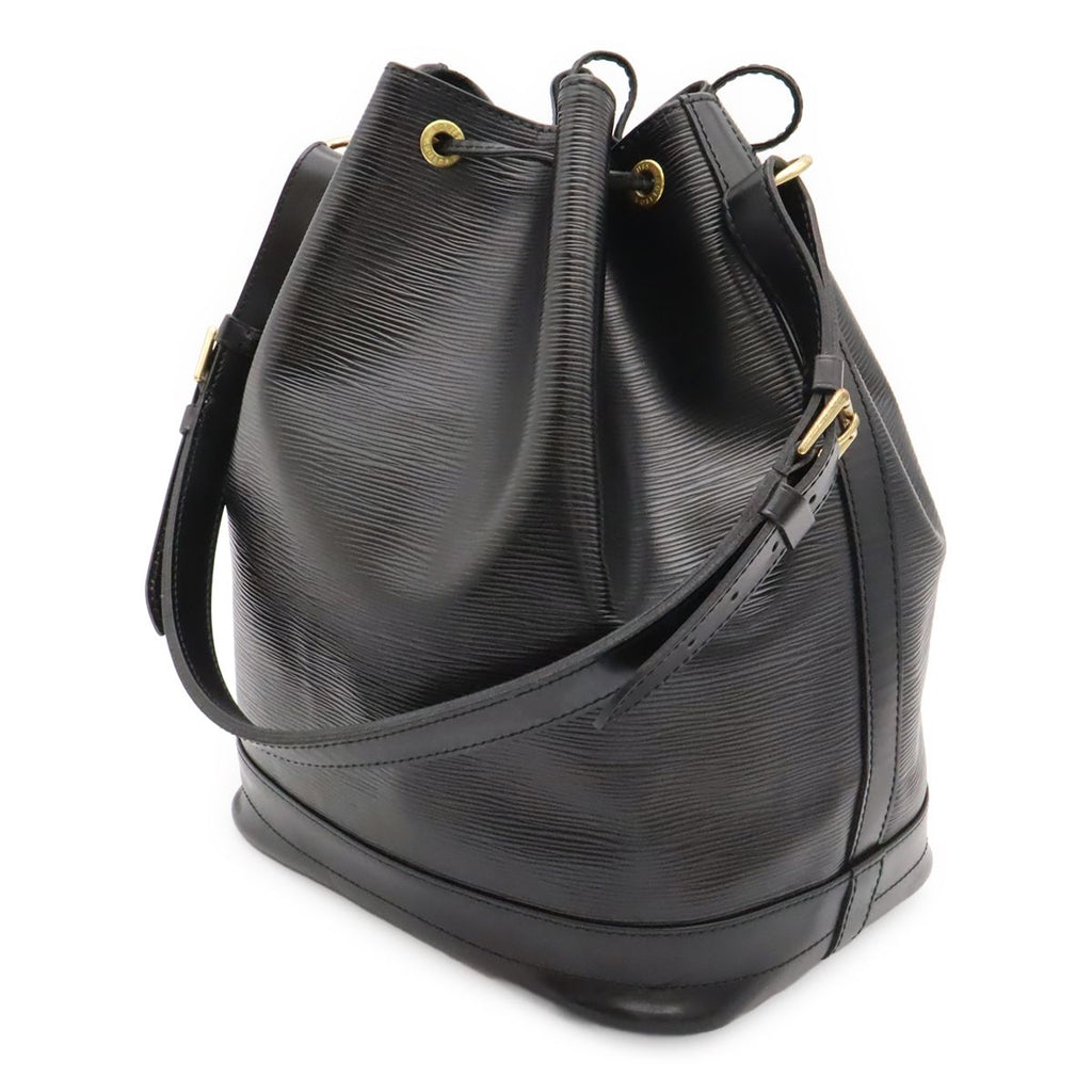 Louis Vuitton Epi Noe Shoulder Bag Drawstring Noir Black Gold — view 2