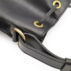 Louis Vuitton Epi Noe Shoulder Bag Drawstring Noir Black Gold — view 6