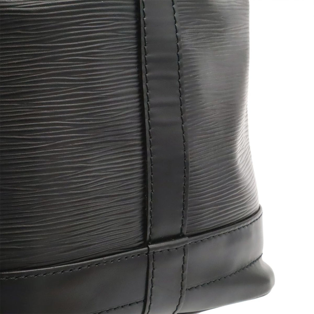 Louis Vuitton Epi Noe Shoulder Bag Drawstring Noir Black Gold — view 8