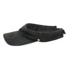 Chanel CC Logo Denim Sun Visor Hat Cotton 100% Navy — view 2