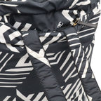 Chanel Coco Beach Backpack Chain Shoulder Bag Star Pattern Nylon Leather Black — view 7