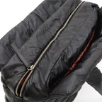Chanel Coco Cocoon Tote Quilted Nylon Leather Black Silver — view 5