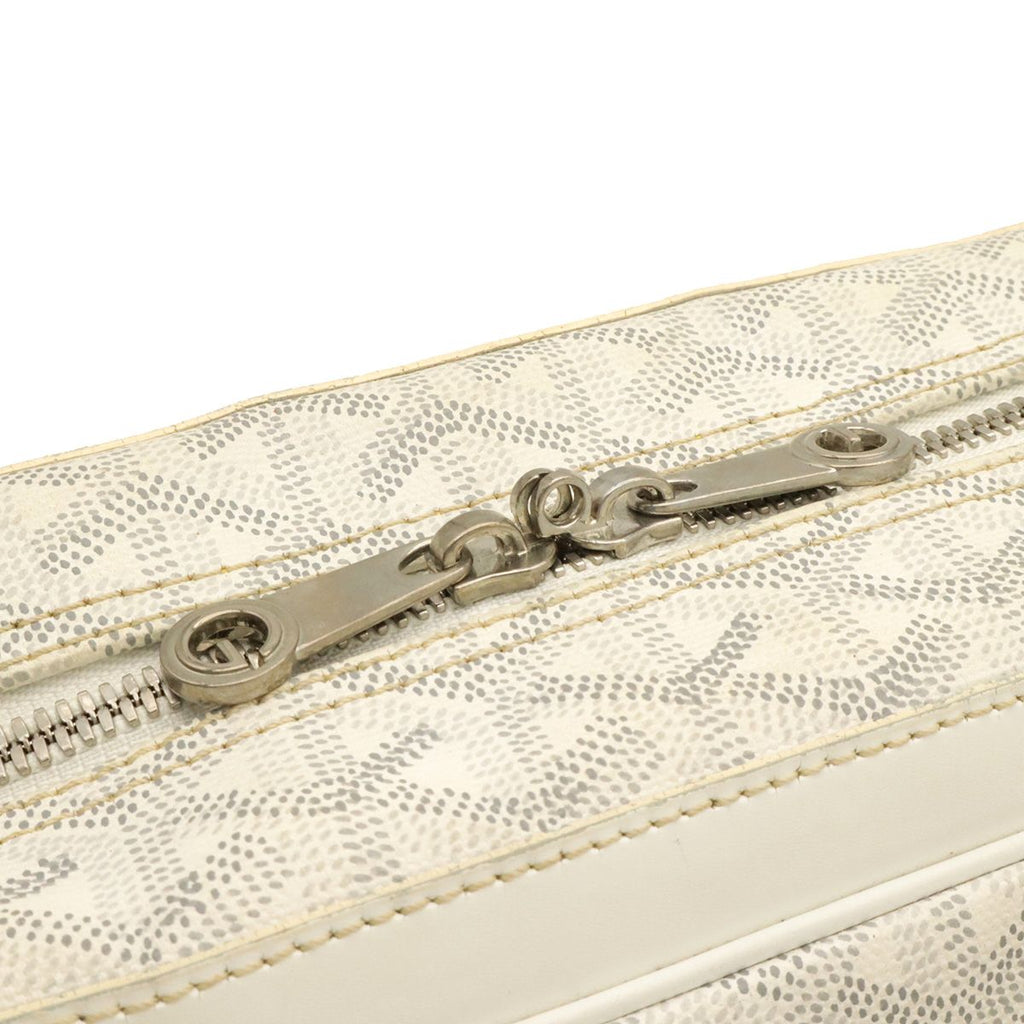 Goyard Ambassador MM Business Briefcase Handbag Herringbone Pattern Leather — view 5