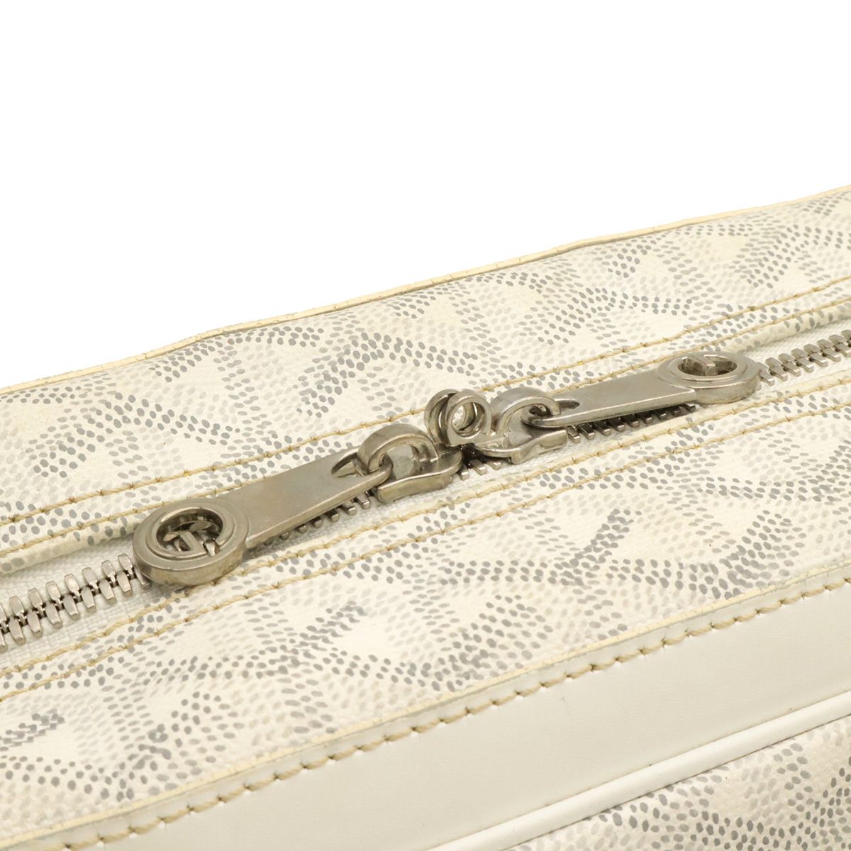 Goyard Ambassador MM Business Briefcase Handbag Herringbone Pattern Leather — view 5
