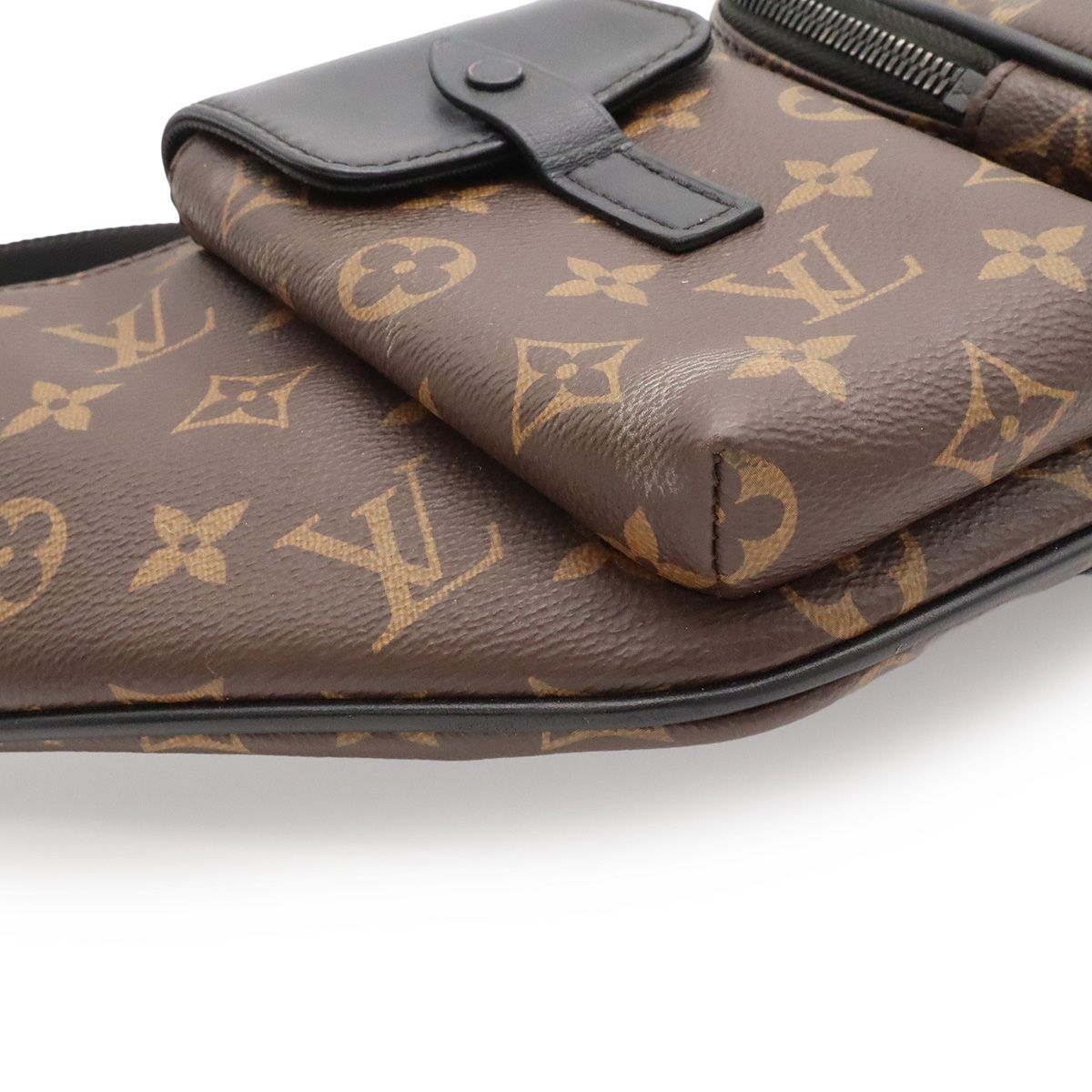 Louis Vuitton Monogram Macassar Christopher Bam Belt — view 3