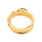 Hermes Book le Cellier Scarf Ring Closure Belt Motif Gold Plated — view 4