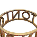 Louis Vuitton Bracelet Milleune Bangle Rhinestone Pink Gold — view 5