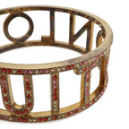 Louis Vuitton Bracelet Milleune Bangle Rhinestone Pink Gold — view 4