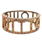 Louis Vuitton Bracelet Milleune Bangle Rhinestone Pink Gold — view 3