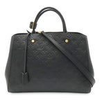 Louis Vuitton Monogram Empreinte Montaigne GM Tote 2-Way Shoulder Bag Noir Black