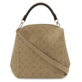 Louis Vuitton Mahina Babylon PM Shoulder Bag 2-Way Leather Gale Pink Beige