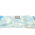 Hermes Twill Scarf Bag Ex Libris les Confettis Ex Confetti Silk 100% Blue — view 6
