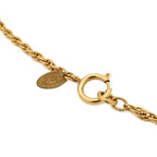 Chanel 31 Rue Cambon Coin Motif Round Plate Vintage Chain Pendant Gold — view 5