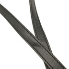 Celine Macadam Pattern Shoulder Bag Pochette Crossbody Leather Black Dark Brown — view 4