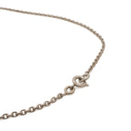 Chanel CC Logo Round Plate Vintage Chain Pendant Metal Silver — view 5