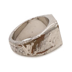 Louis Vuitton Signet Ring Monogram Metal Silver — view 4