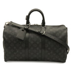 Louis Vuitton Monogram Eclipse Keepall Bandouliere 45 Boston Bag 2-Way