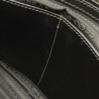Prada Saffiano Tote 2-Way Shoulder Bag Leather Nero Black Gold — view 8