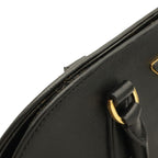 Prada Saffiano Tote 2-Way Shoulder Bag Leather Nero Black Gold — view 4
