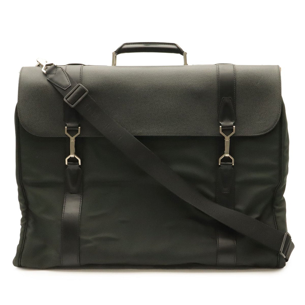 Louis Vuitton Taiga Portable Gibessiere Garment Carry Cover Shoulder Bag Ardoise