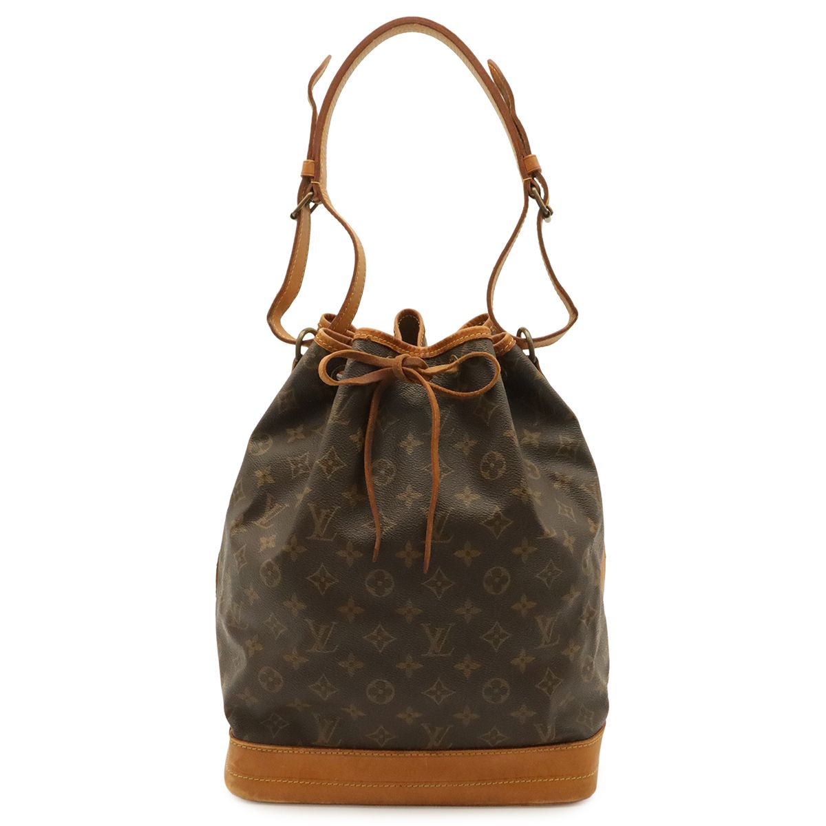 Louis Vuitton Monogram Noe Shoulder Bag Semi Drawstring