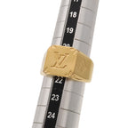 Louis Vuitton Signet Ring Monogram L Gold Plated — view 5