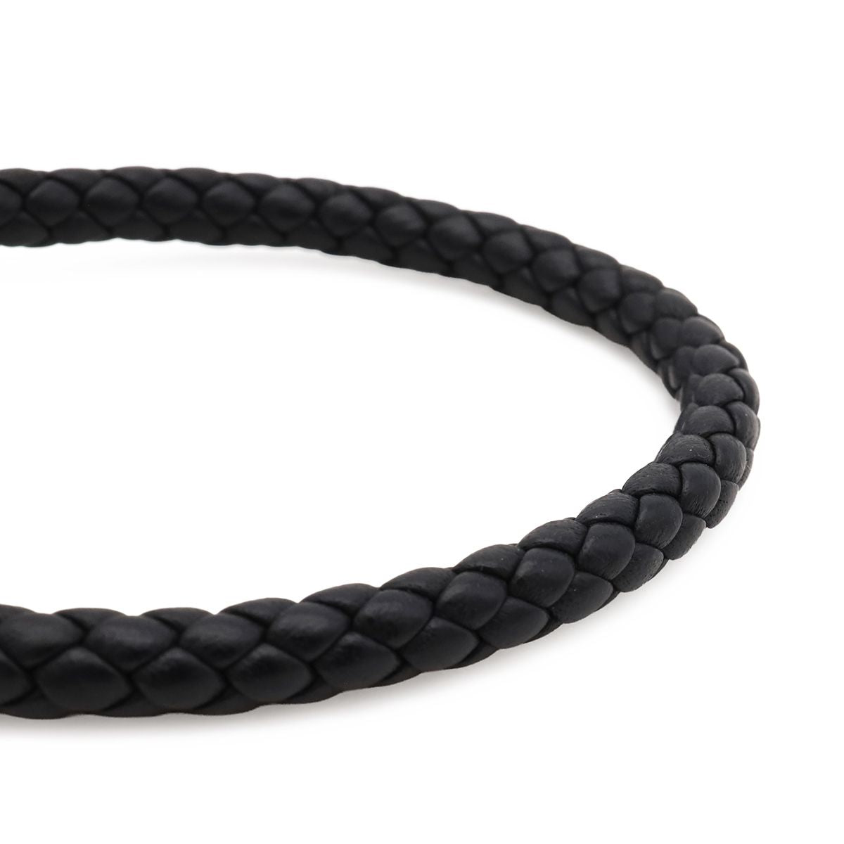 Hermes Glenan Bracelet Leather Metal Black Silver — view 4