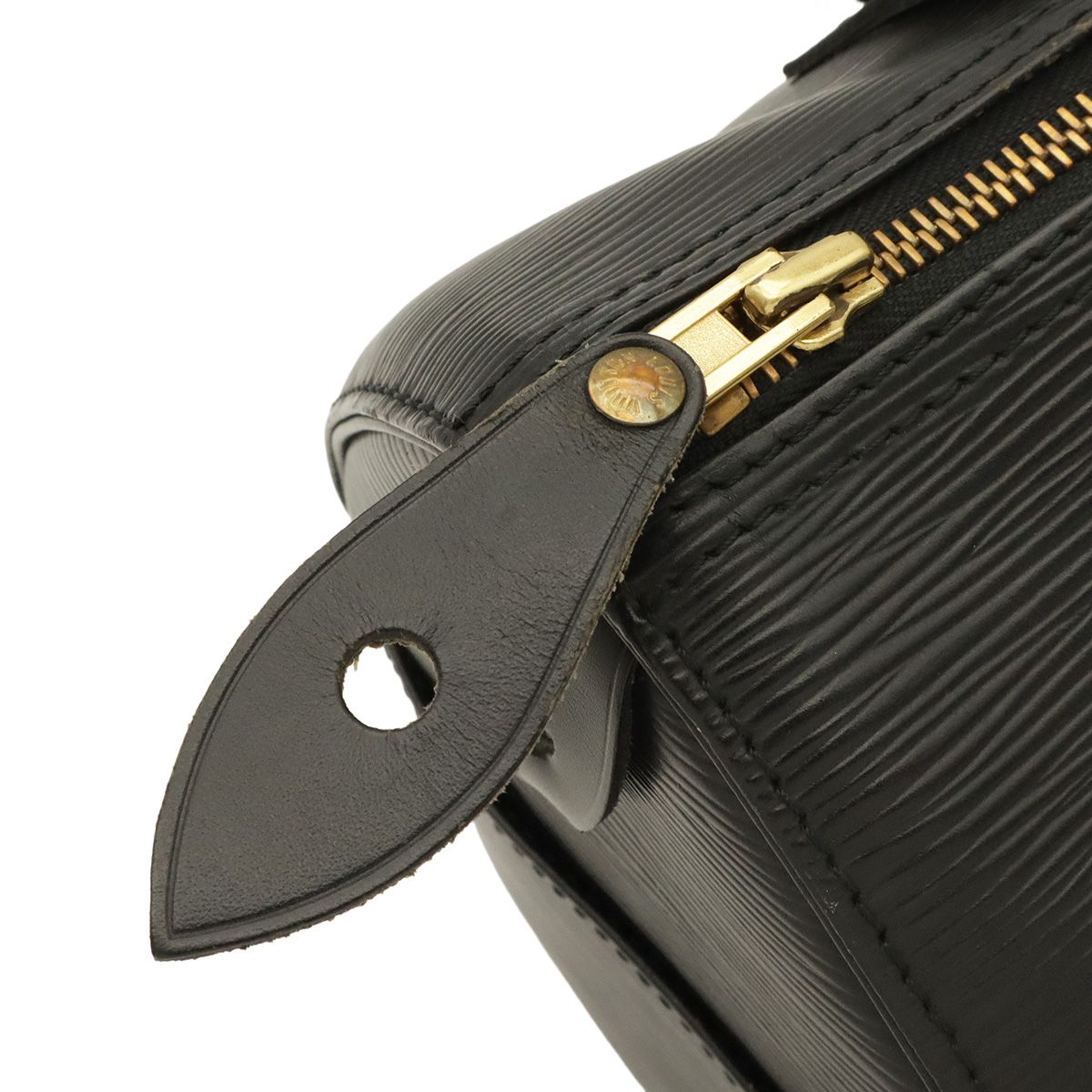 Louis Vuitton Epi Speedy 25 Mini Boston Bag Noir Black Gold — view 5