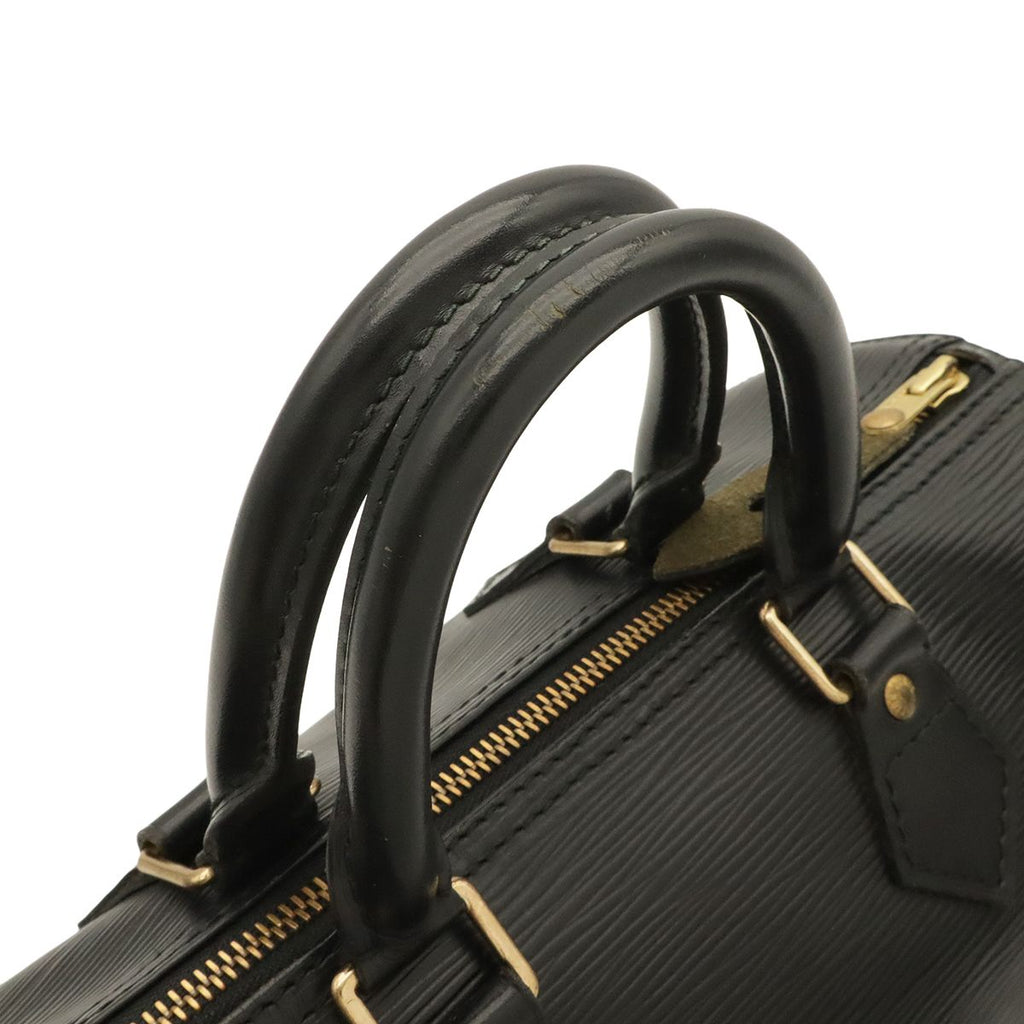 Louis Vuitton Epi Speedy 25 Mini Boston Bag Noir Black Gold — view 4