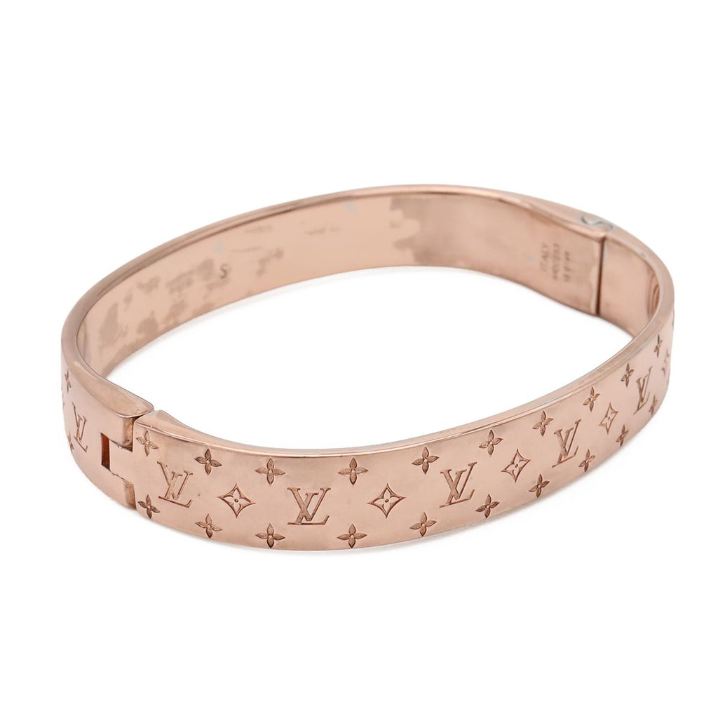 Louis Vuitton Calf Nanogram Bangle Bracelet Pgp Pink Gold — view 2