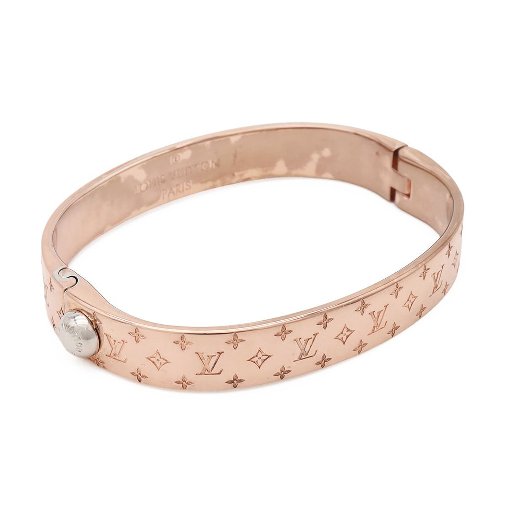Louis Vuitton Calf Nanogram Bangle Bracelet Pgp Pink Gold