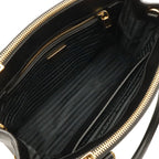 Prada Galleria Triangle Shoulder Bag Crossbody 2-Way Saffiano Leather Nero — view 8