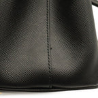 Prada Galleria Triangle Shoulder Bag Crossbody 2-Way Saffiano Leather Nero — view 4