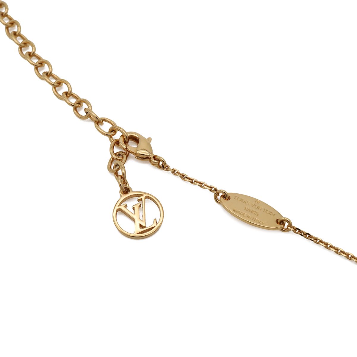 Louis Vuitton Necklace LV&me Initial Alphabet Pendant Gold Plated — view 5