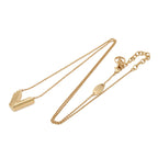 Louis Vuitton Necklace LV&me Initial Alphabet Pendant Gold Plated — view 2