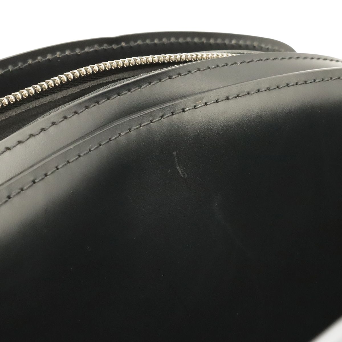 Louis Vuitton Epi Pont Neuf PM Handbag Noir Black Silver — view 9