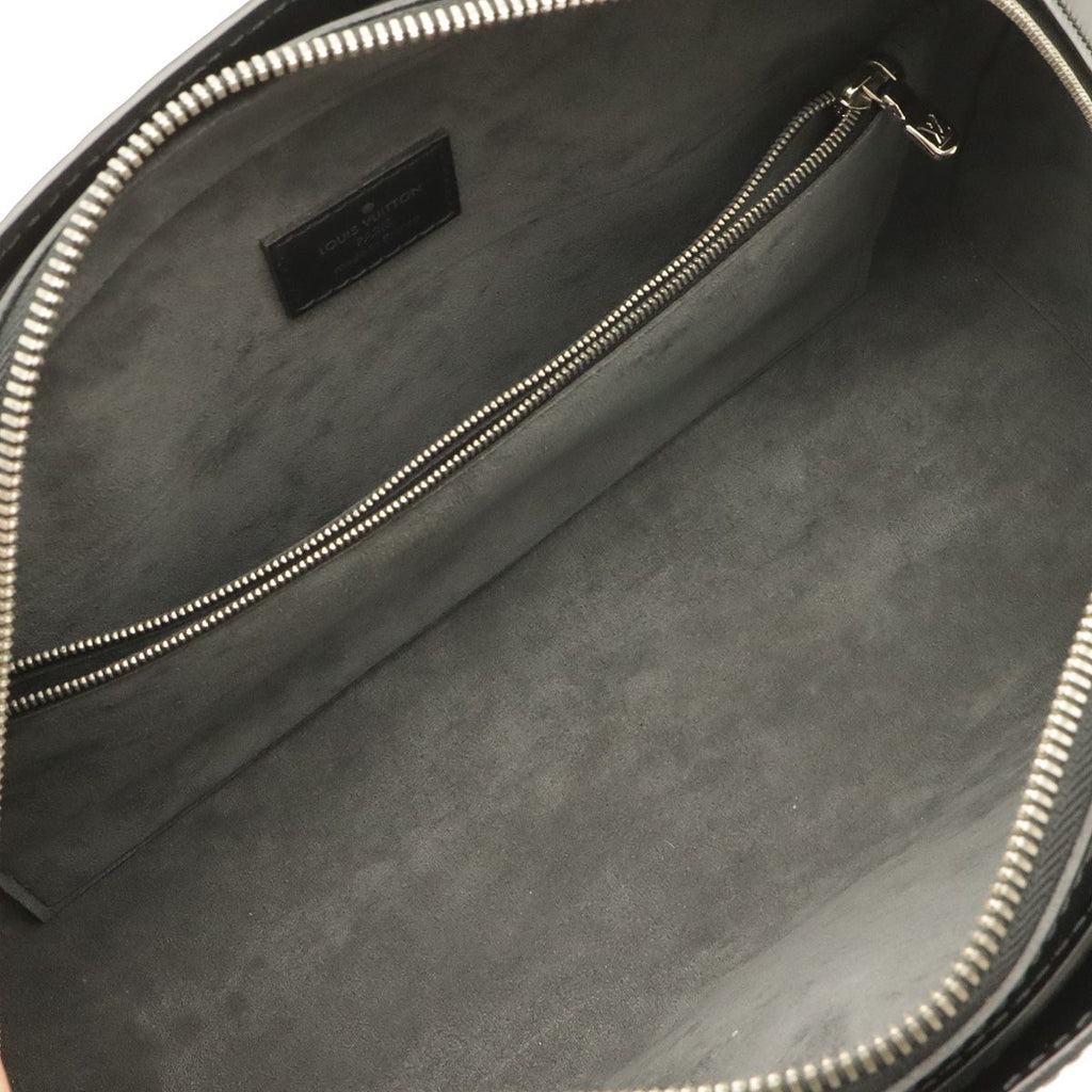 Louis Vuitton Epi Pont Neuf PM Handbag Noir Black Silver — view 6
