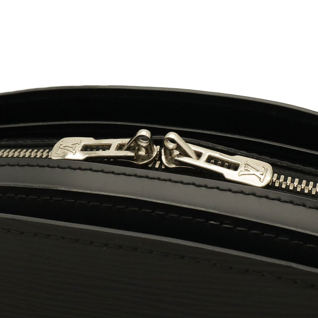 Louis Vuitton Epi Pont Neuf PM Handbag Noir Black Silver — view 4