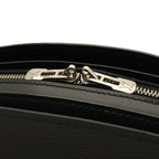 Louis Vuitton Epi Pont Neuf PM Handbag Noir Black Silver — view 4