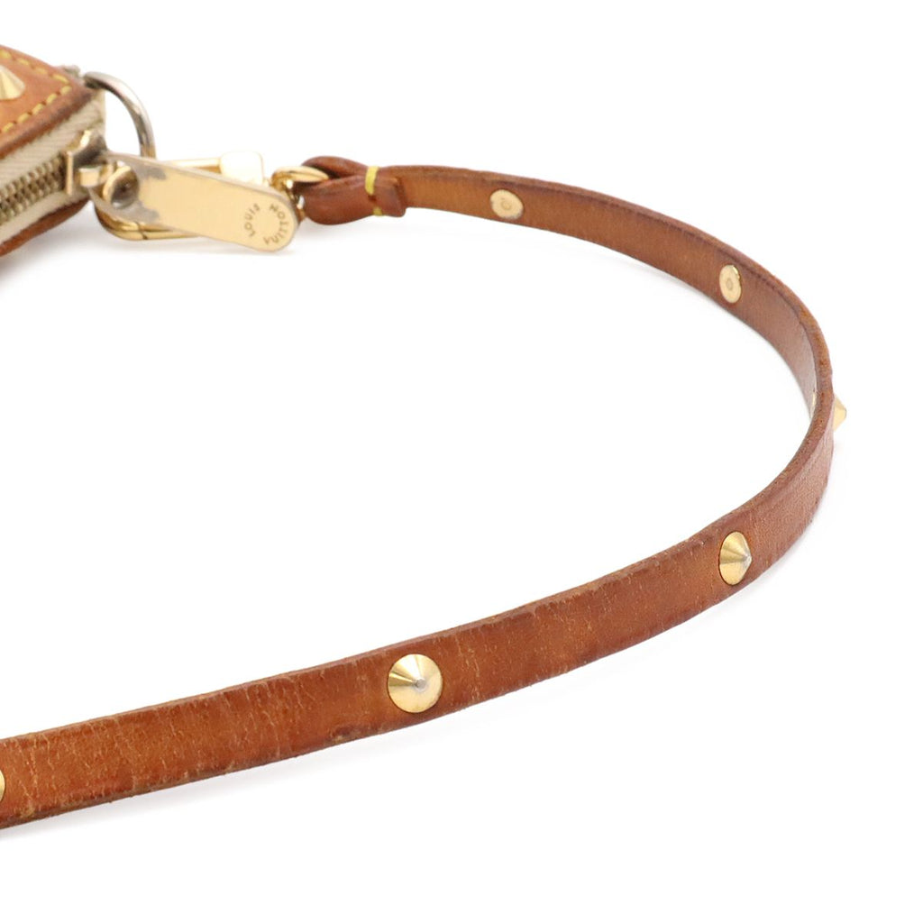 Louis Vuitton Monogram Multicolor Pochette Soir Pouch Party Blanc White — view 4