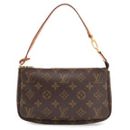 Louis Vuitton Monogram Pochette Soir Pouch Handbag Party