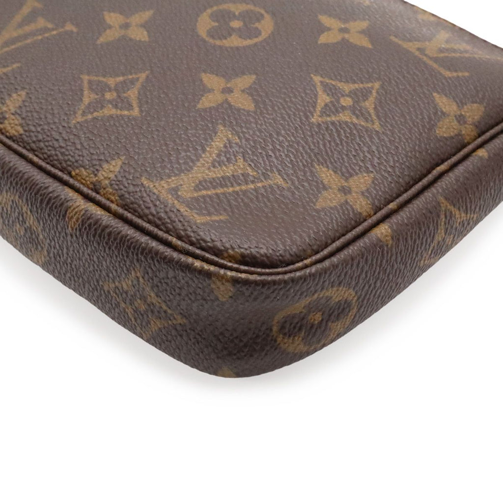 Louis Vuitton Monogram Pochette Soir Pouch Handbag Party — view 3