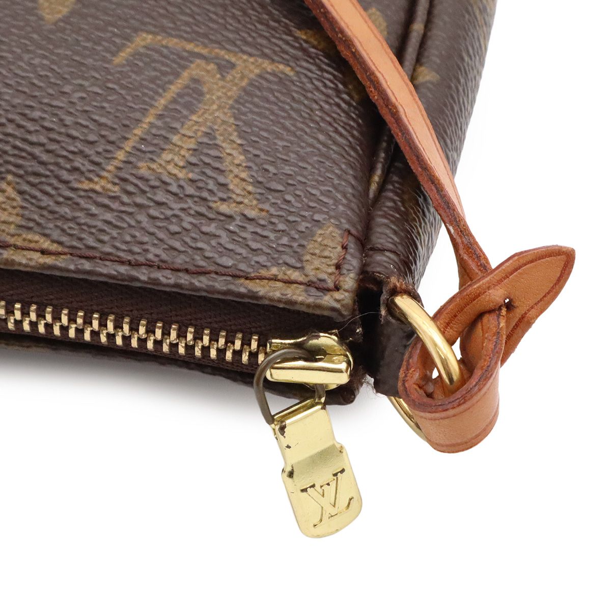 Louis Vuitton Monogram Pochette Soir Pouch Handbag Party — view 5
