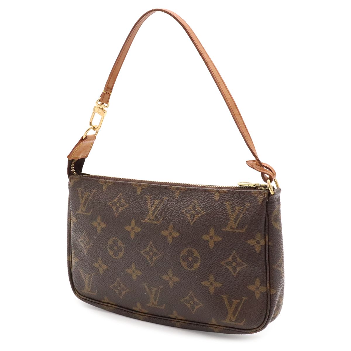 Louis Vuitton Monogram Pochette Soir Pouch Handbag Party — view 2