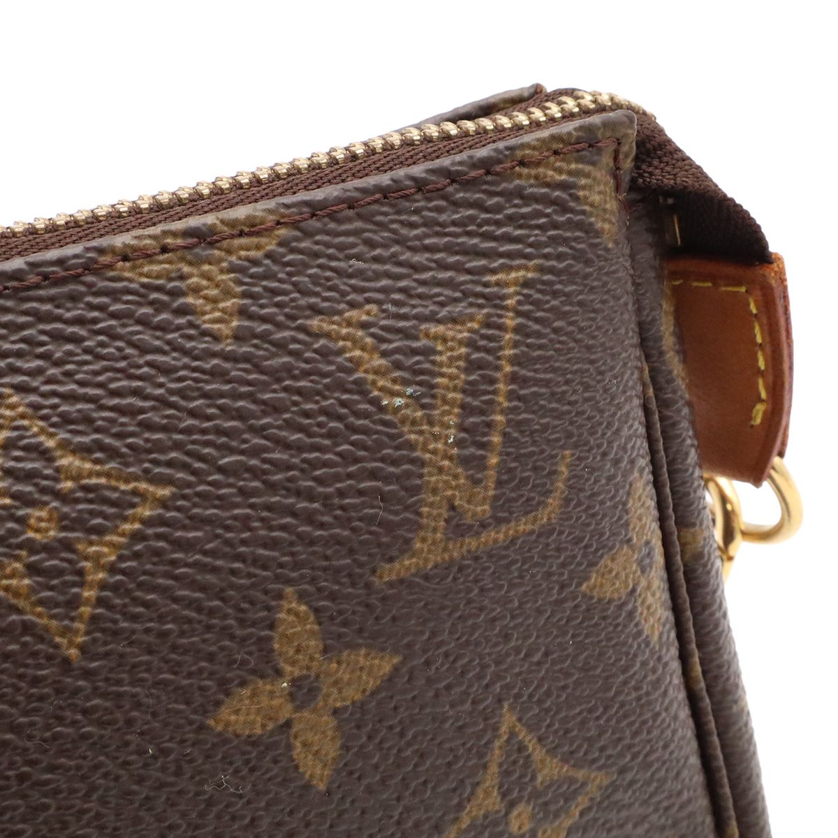 Louis Vuitton Monogram Pochette Soir Pouch Handbag Party — view 7