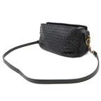 Bottega Veneta Intrecciato Shoulder Bag Pochette Crossbody Leather Black — view 2