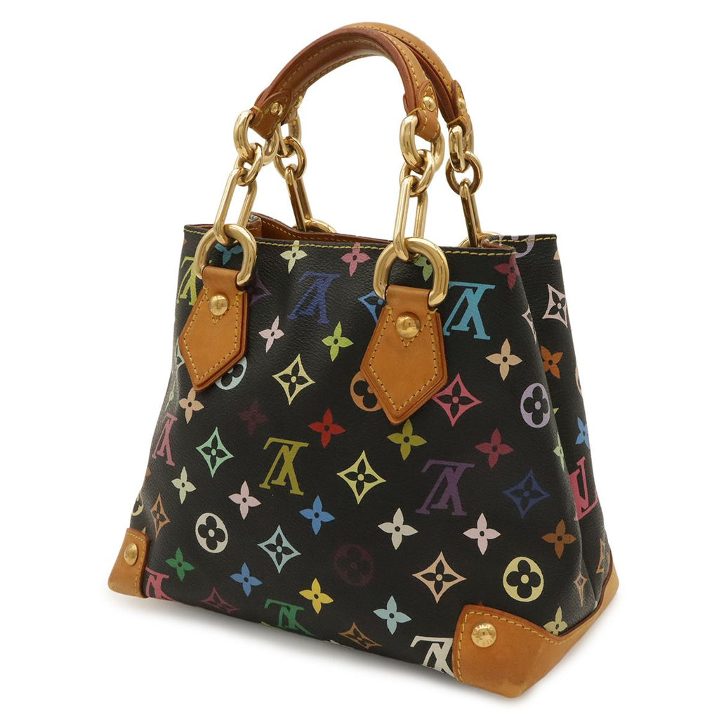 Louis Vuitton Monogram Multicolor Audra Handbag Chain Noir Black — view 2