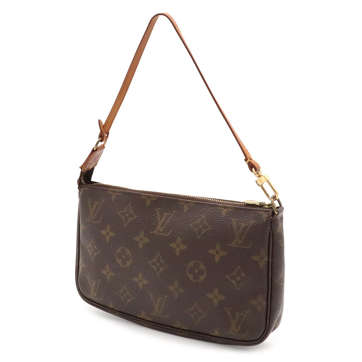 Louis Vuitton Monogram Pochette Soir Pouch Handbag Party — view 2
